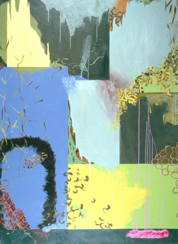 "Frames of Reference", 1998, acrylic on canvas, 66"x48"