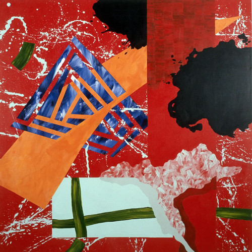 "Incomplete Dominance", 2000, acrylic on canvas, 60"x60"