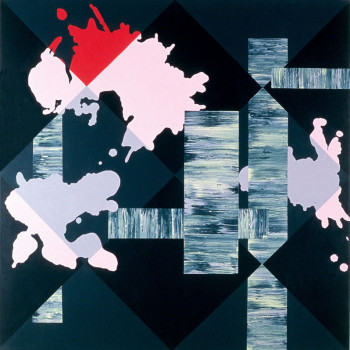 "Natural Propensities", 2001, acrylic on canvas, 36"x36"