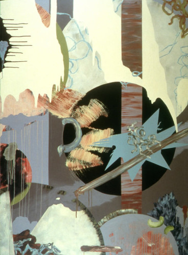 "Universal Constructs", 1999, acrylic on canvas, 66"x48"